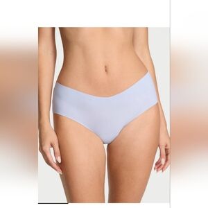 Victoria’s Secret No-Show Strappy Cheeky Panty Criss Cross Soft Iris Size L New